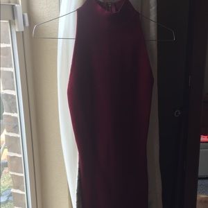 Lulus Bodycon Dress in wine